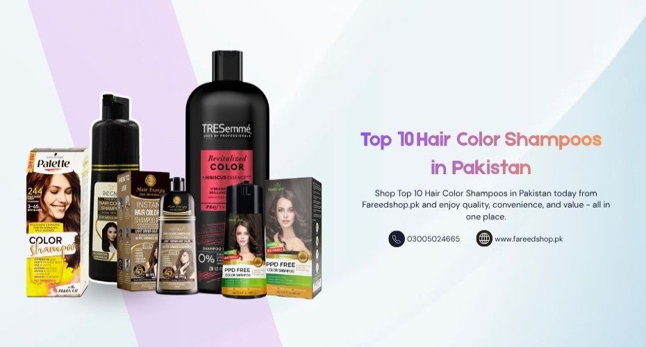 Top 10 Hair Color Shampoos in Pakistan