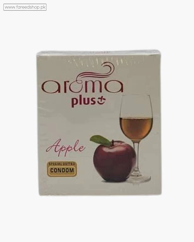 Aroma Plus Apple Special dotted Condoms