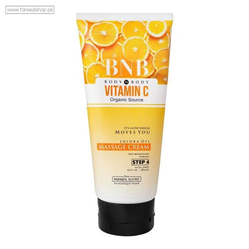 BNB Vitamin C Organic Source Massage Cream