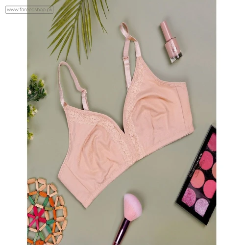 IFG Poppy Ellie Moulded Cotton Bra - Skin