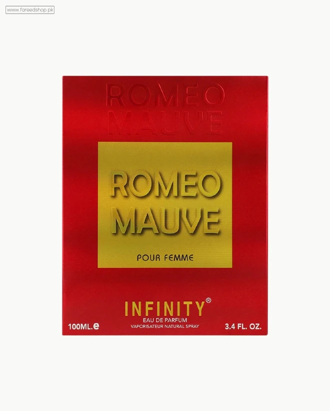 Broche Infinity Romeo Mauve Pour Femme Perfume 100ml