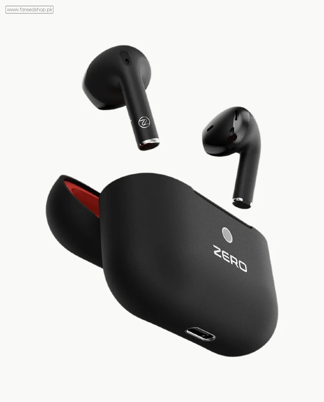 Stereo Earbuds with Touch Control & Bass Sound Black