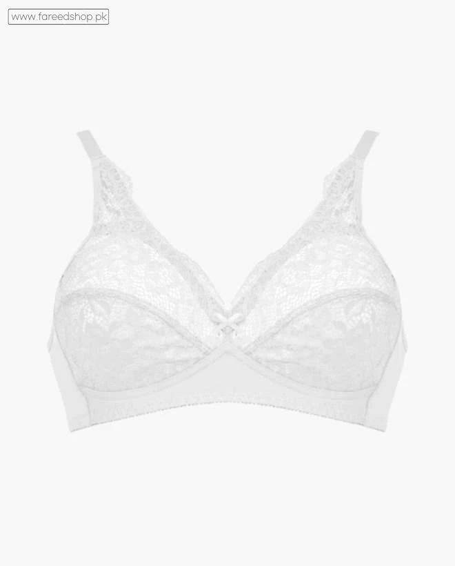 IFG Blossom Lace Bra - White
