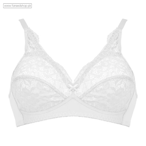 IFG Blossom Lace Bra - White