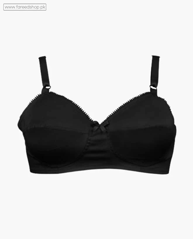 IFG Comfort 15 Cotton Bra - Black