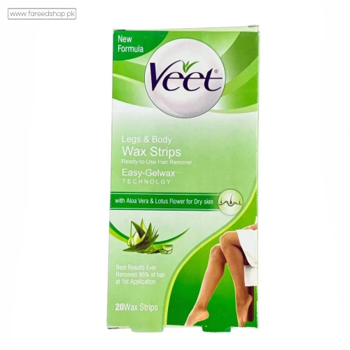 Aloe Vera & Lotus Flower Hair Removing Body Wax Strips thumb