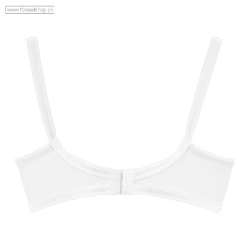 BeBelle X-Over Lace Bra – White thumb