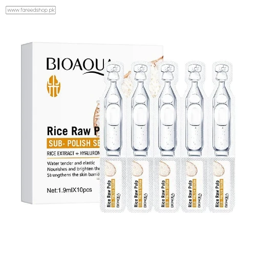 Bioaqua Rice Raw Pulp Essence Hyaluronic Acid Serum thumb