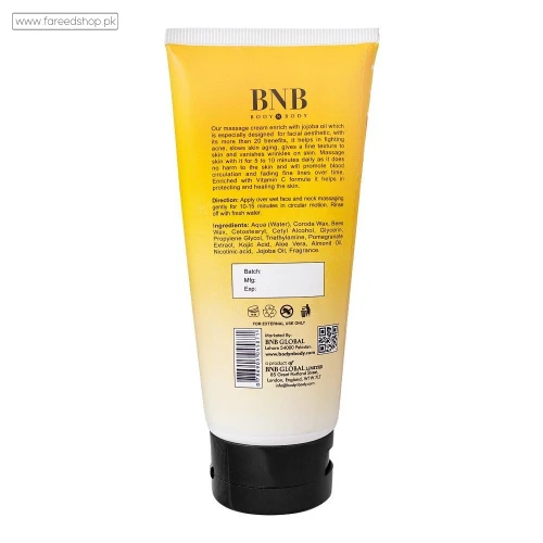 BNB Vitamin C Organic Source Massage Cream thumb