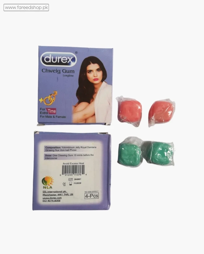 Durex Strawberry All Flovours Chewing Gum thumb