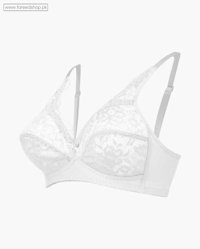 IFG Blossom Lace Bra - White thumb