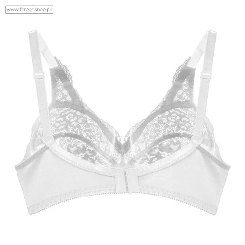 IFG Blossom Lace Bra - White thumb