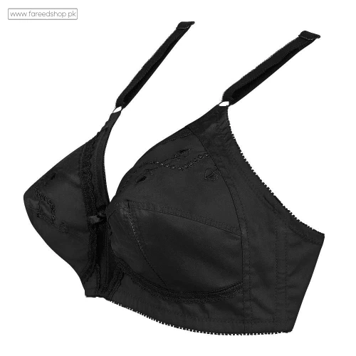 IFG Comfort 15 Cotton Bra - Black thumb
