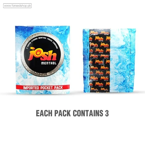 Josh Menthol Condom - Shop Online