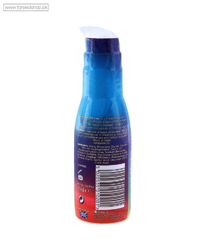 Play Time Tingle Stimulating Lube 75ml thumb