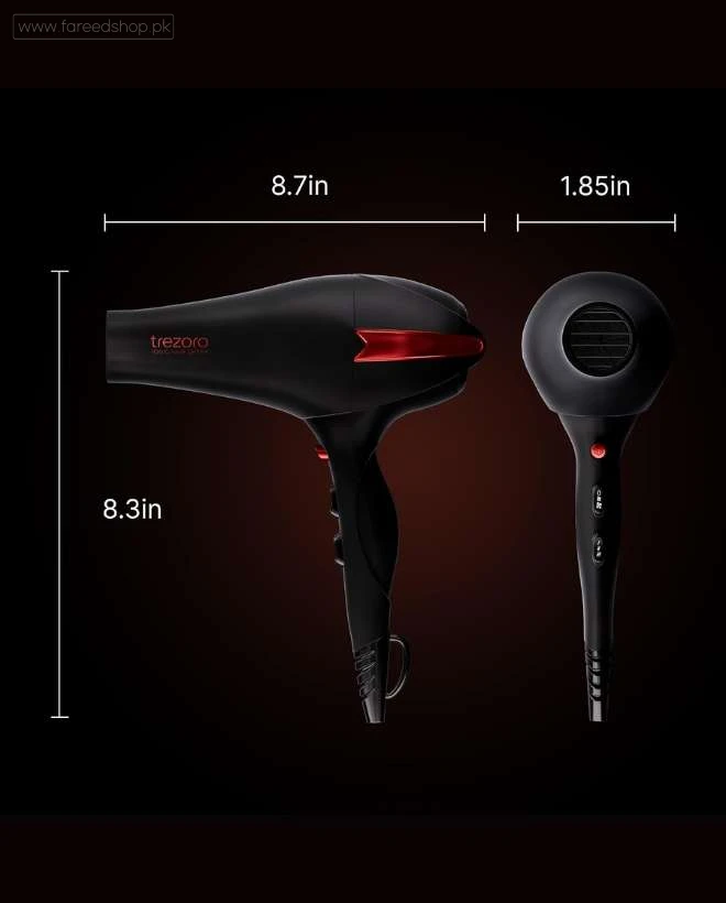 TREZORO Professional Ionic Salon Hair Dryer thumb