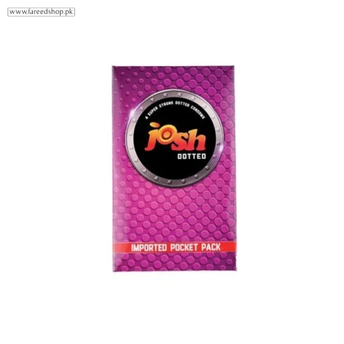 Josh Dotted Condom, 3 Pieces