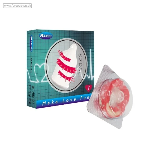 Mango Spiral Spike Condom In Pakistan