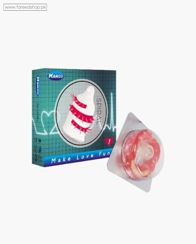 Mango Spiral Spike Condom In Pakistan