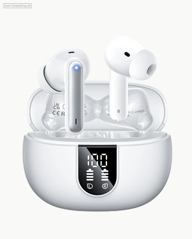 Crystal Clear Wireless Earbuds with ANC