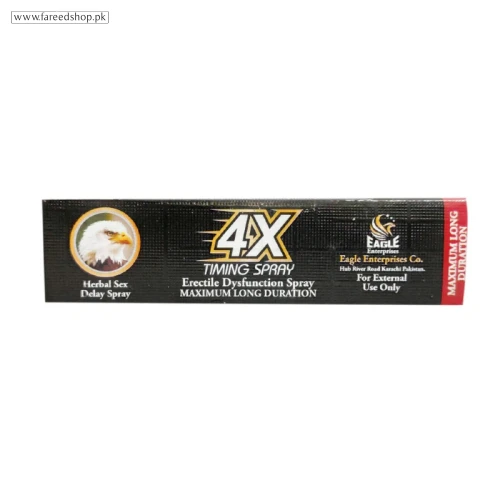 4X Timing Spray Maximum Long Duration for men