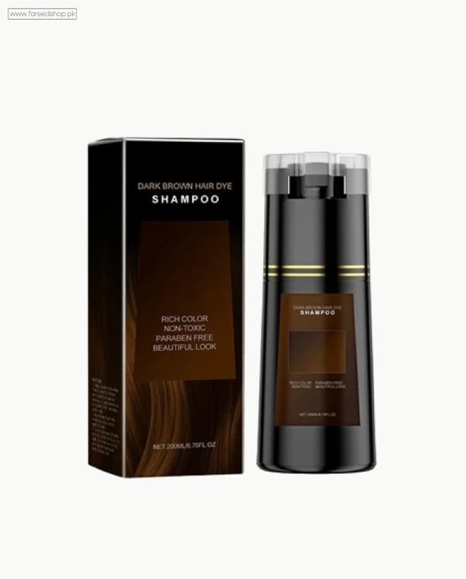 Srolam chestnut Brown Hair Dye Shampoo 500ml