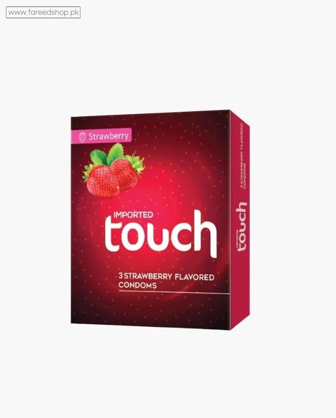 Touch Strawberry Flavored Condoms